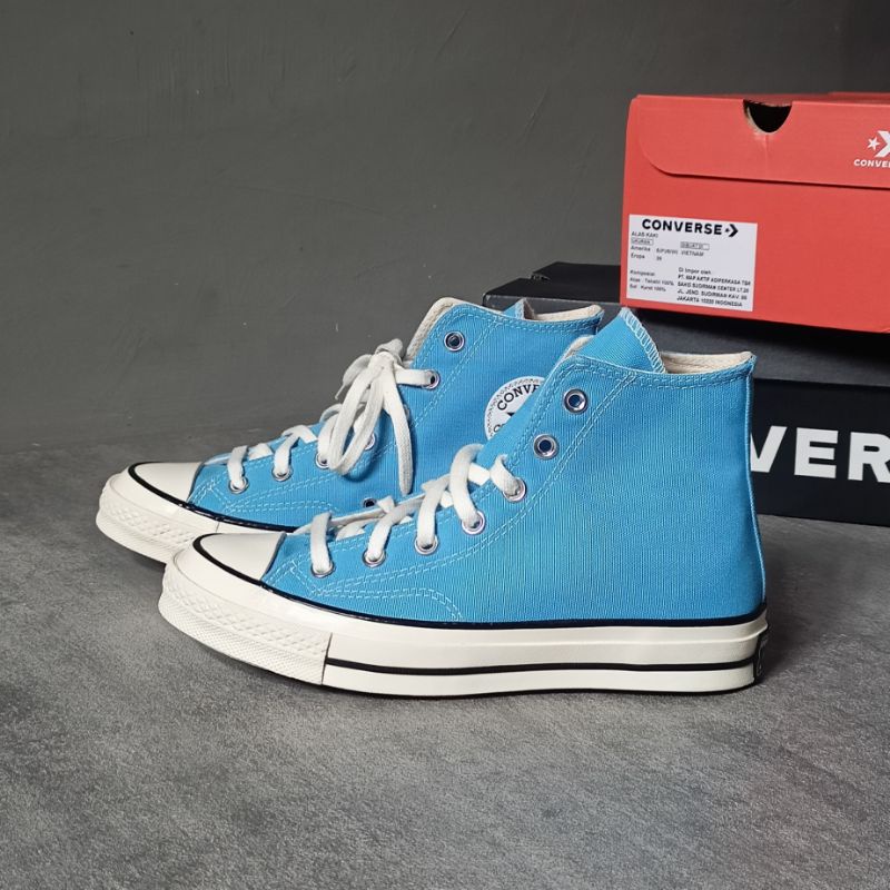 CONVERSE 70S HI UNIVERSITY BLUE EGREY BLACK