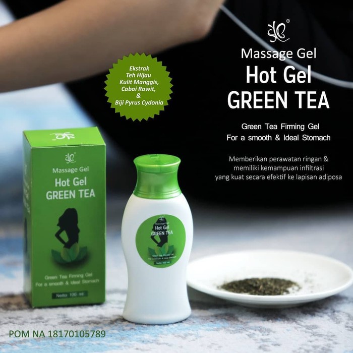 SYB HOT GEL GREEN TEA MASSAGE GEL BPOM