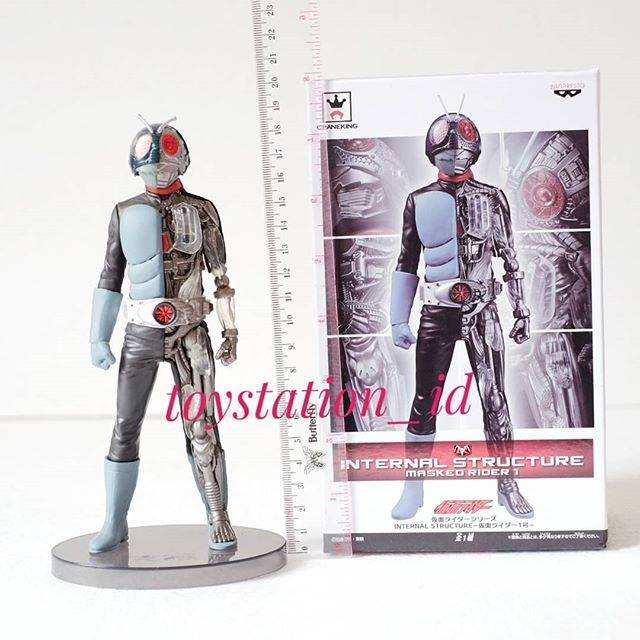 Mainan action figure pajangan masked rider kamen rider internal structure banpresto