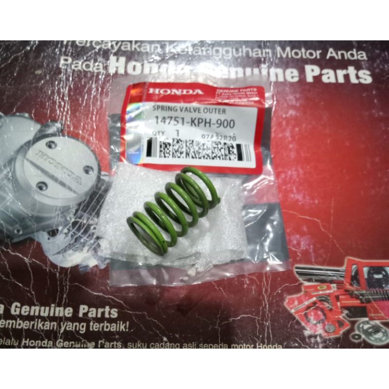 Spring Valve Outer Atau Per Klep Honda Karisma Supra X125 Kode 14751-KPH-900 Harga Satuan Sesuai Fot