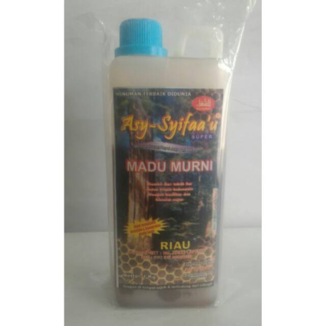 

MADU MURNI SUPER RIAU ASY-SHIFAA'U Isi 1000 gr