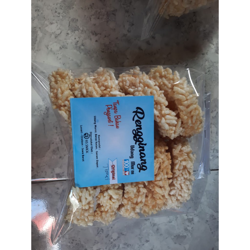 

Rengginang/Ranginang Ketan Asli Cirebon (Rengginang Udang, Rengginang Terasi, Rengginang Manis)