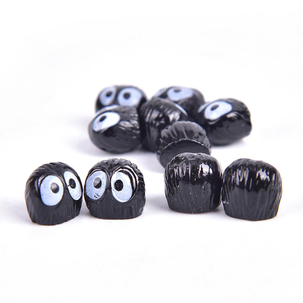 Lanfy My Neighbor Totoro Miyazaki Hayao Untuk Anak Model Mainan 1.5cm Art craft Batu Bara Hitam