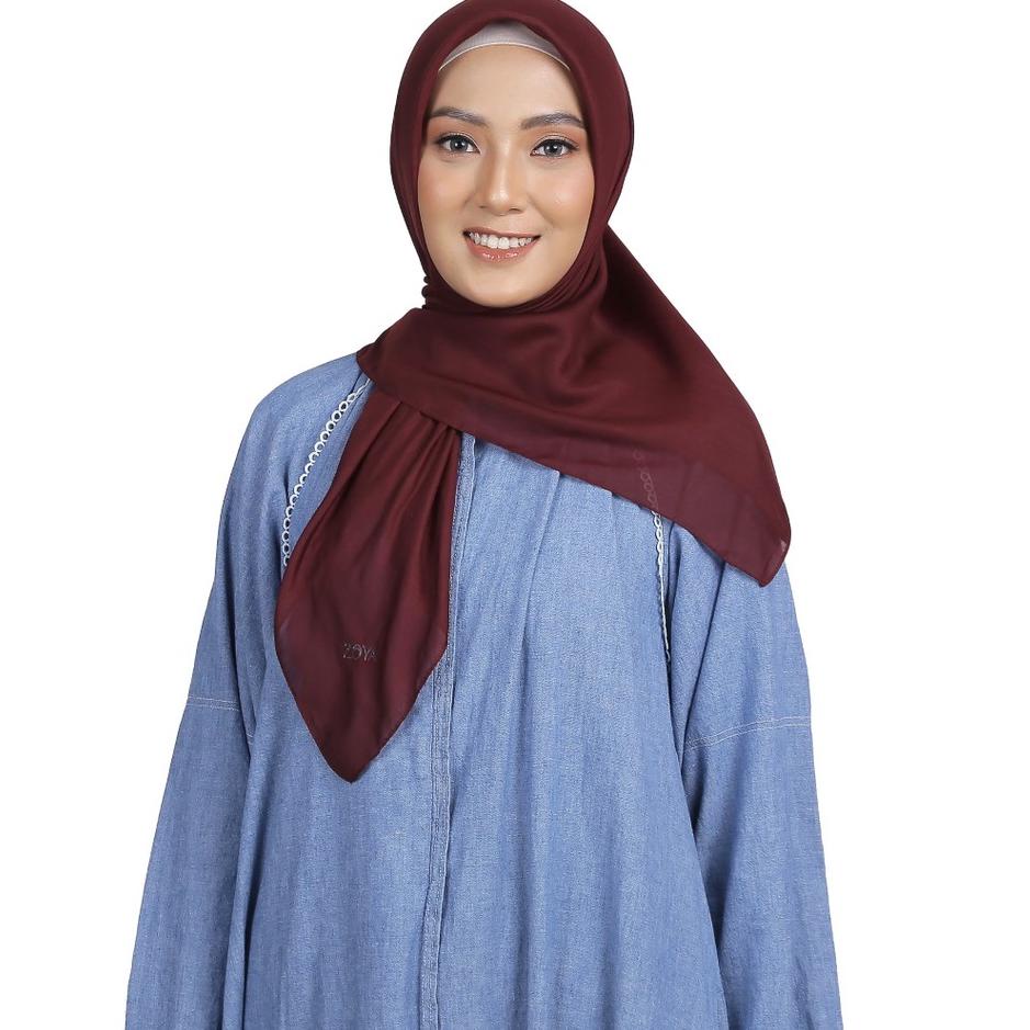 Bagus Banget.. Zoya Scarf Kerudung Hijab Segiempat Azra Scarf