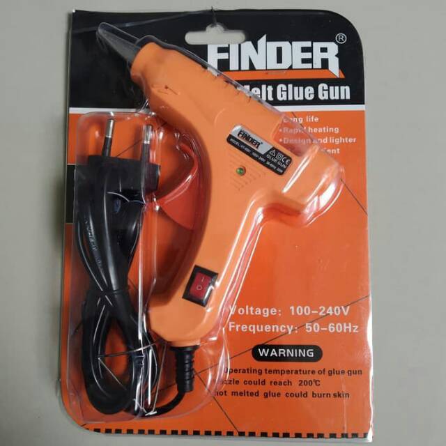 Alat Tembakan Lem Bakar Glue Gun Kecil saklar Switch On Off finder