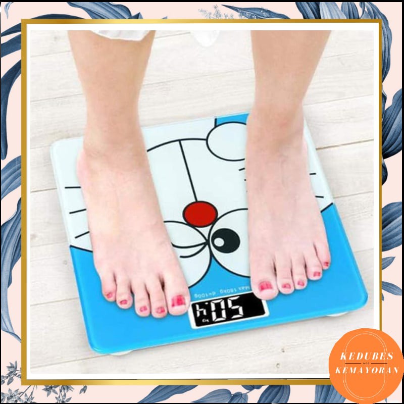 Timbangan Badan Digital Karater Doraemon Hellokitty  [KK]