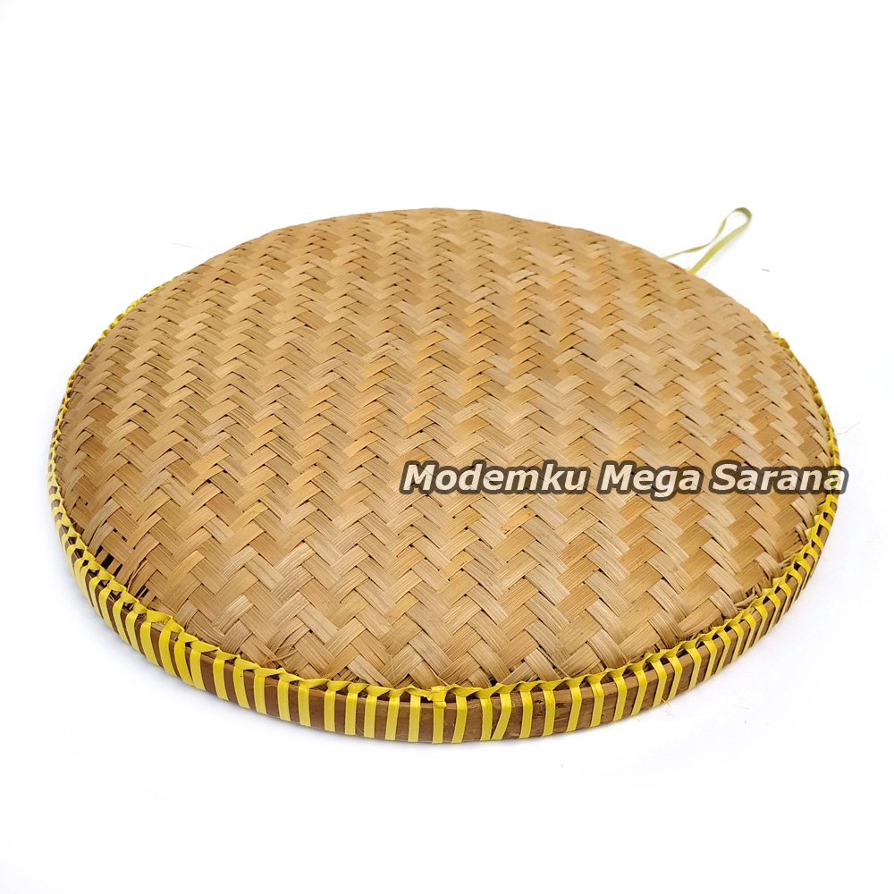 Tampah Bambu Diameter 43cm | Tambir Piring Bambu Nampan Nampah