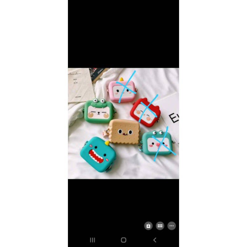 family games TAS JELLY anak lucu karakter biscuit kodok dino