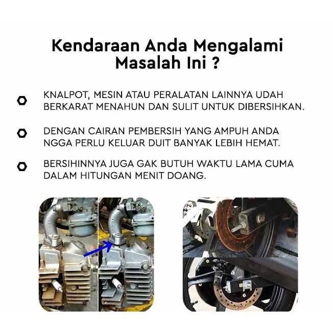Rust Blast Penghilang Pembersih Karat Pembersih Karat Besi 1000ml