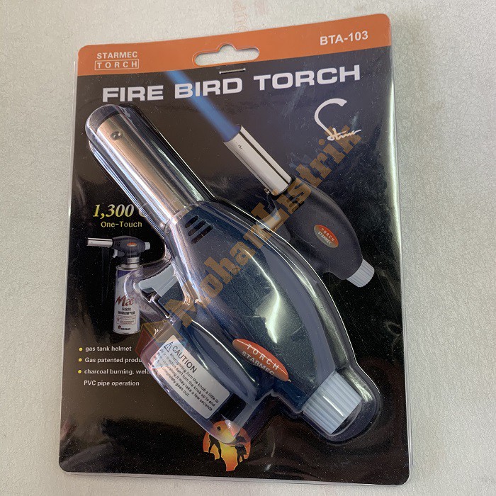 Pematik Api Kepala Las Gas Fire Bird Torch 1300c