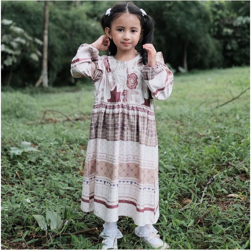 Binar Dress Vanilla Hijab