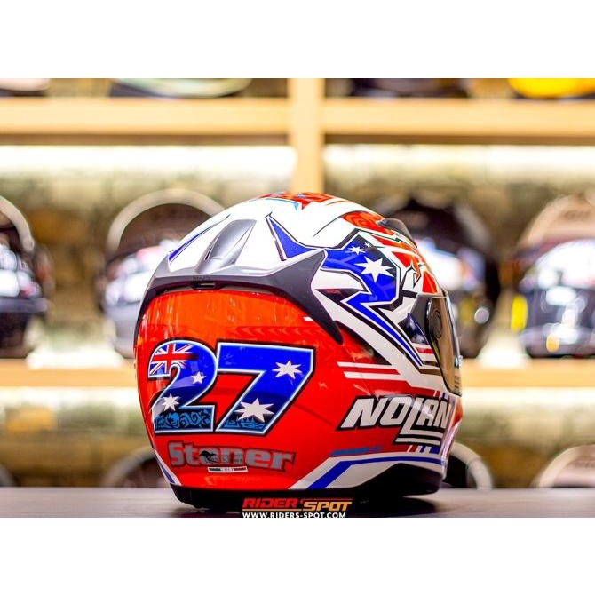 Helm Motor Nolan N60.5 Stoner Suzuka 26 Full Face Helmet Original Tour New Stock