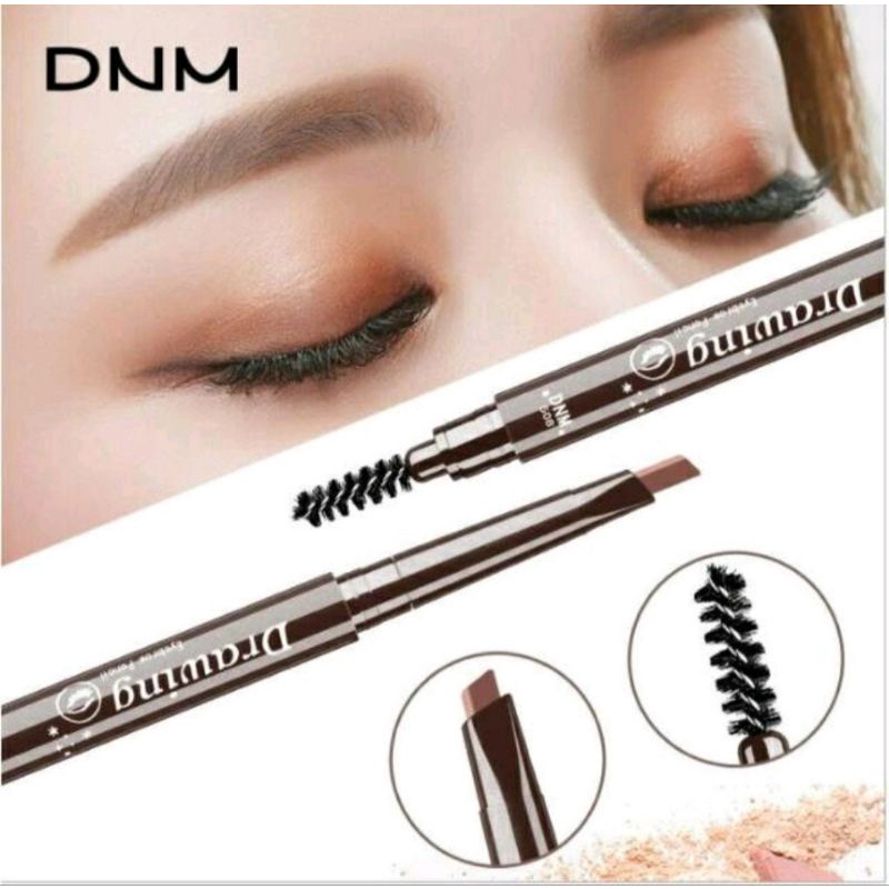 pensil alis putar waterproff tahan air DNM EYEBROW DRAWING