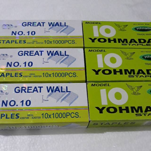 

Isi Staples kecil no.10 ECER!!!!!