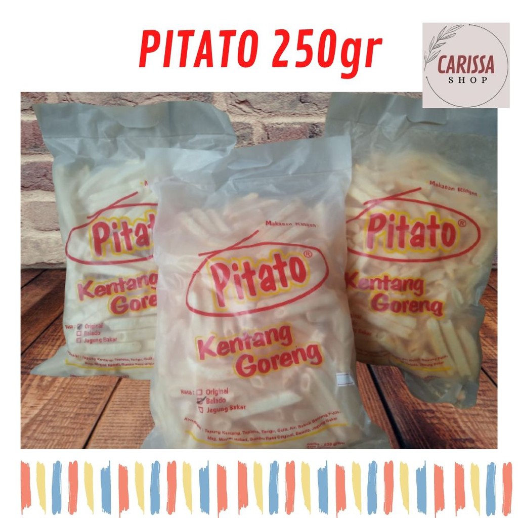 

Pitato Snack Kentang 250gr