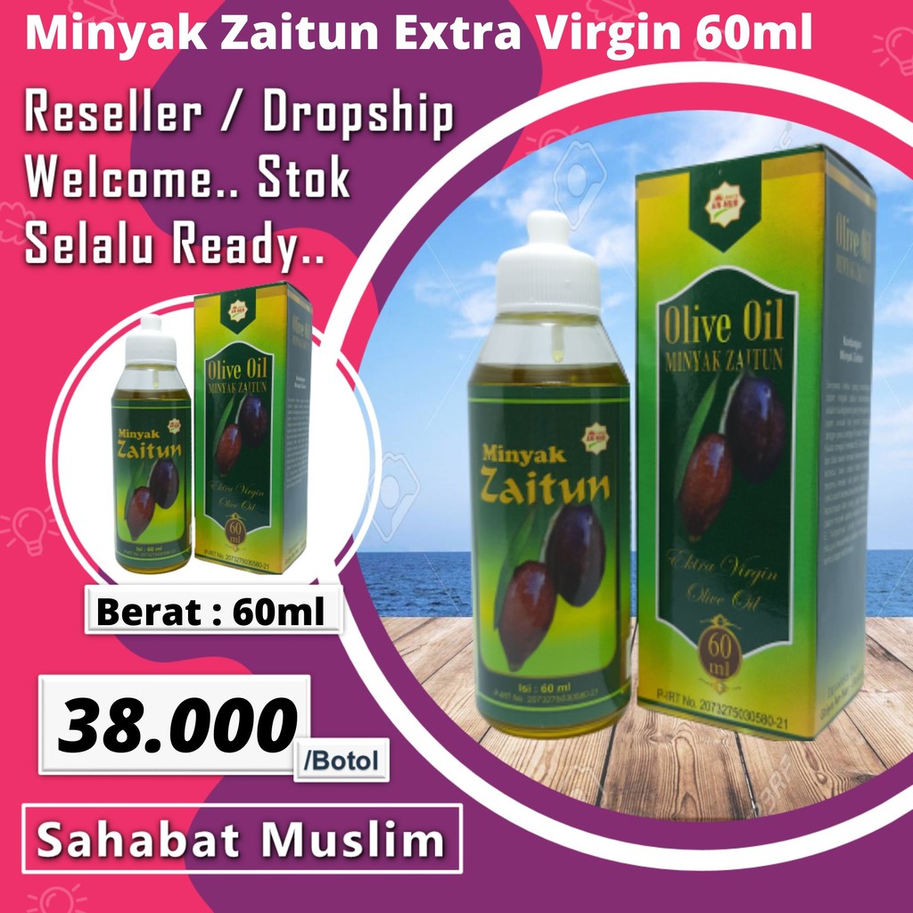 

Minyak Zaitun 60ml Griya Annur Minyak Zaitun Extra Virgin Oil 60ml Herbal Menurunkan Kolesterol