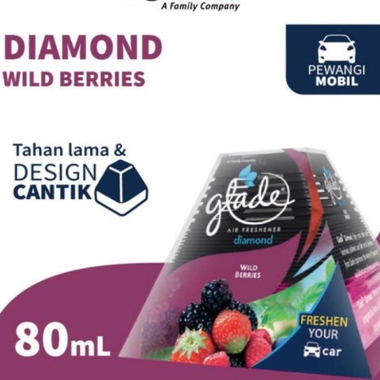 TERMURAH 9631 GLADE DIAMOND FRESHENER SPRING 80ML ㅱ