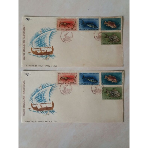 

SHP - Sampul Hari Pertama - Hari Nelajan Nasional, 6 April 1963 -Filateli