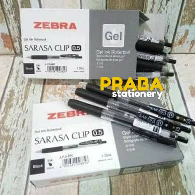

Pulpen Zebra Sarasa Clip 0.5 Hitam