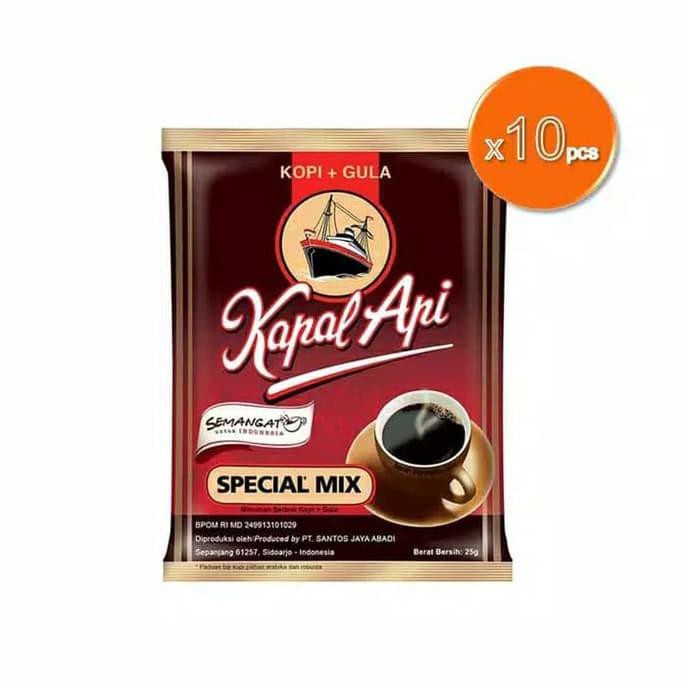 

Kopi Kapal Api Special Mix - 1 Renceng 10pcs BIG SALE