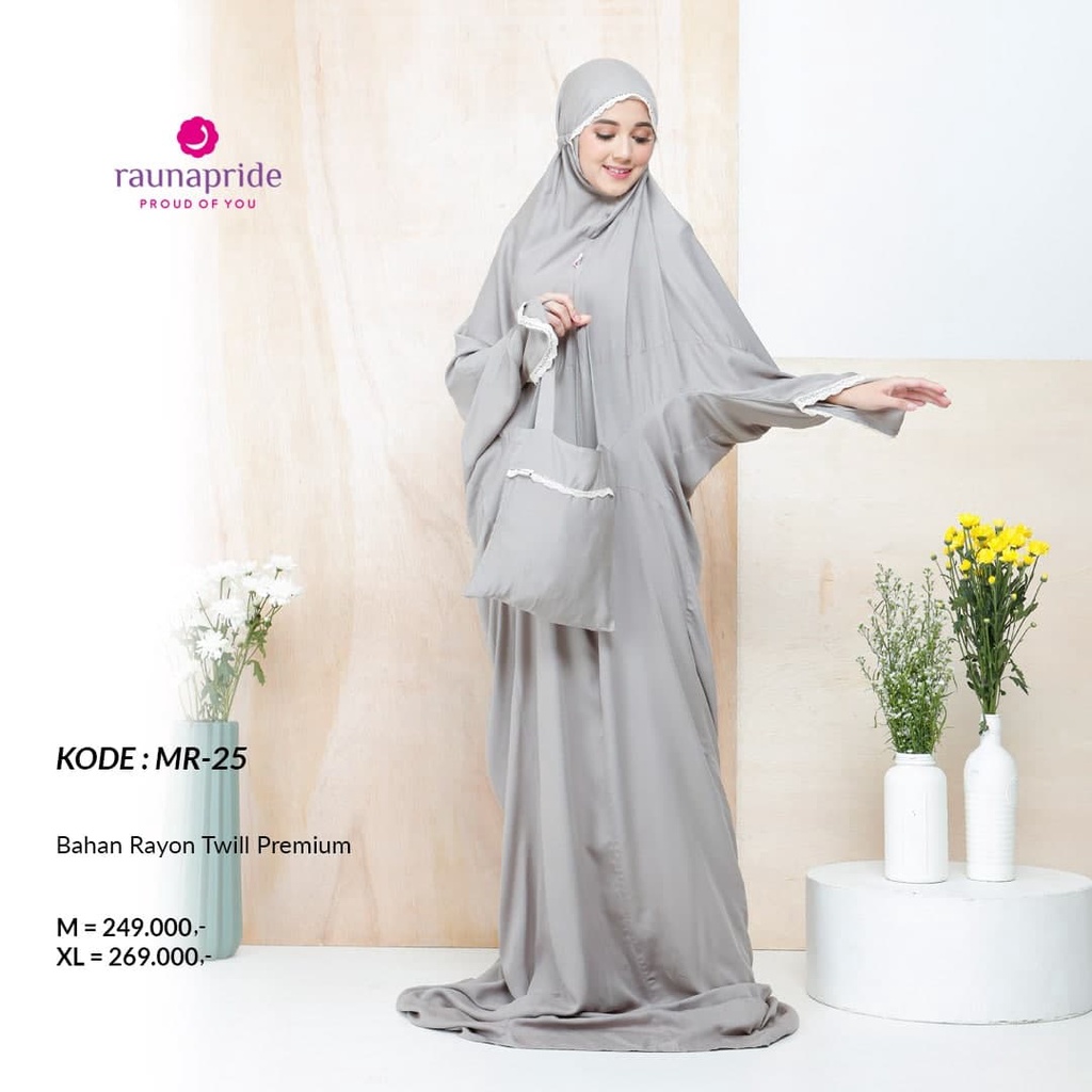 Rauna Mukena Lajur Rayon / MR-20, 21, 22, 23, 24, 25 / Fashion Muslim