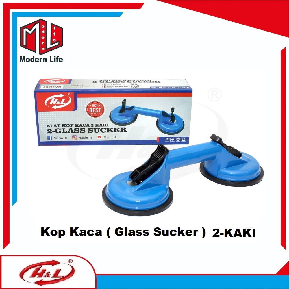HL Alat Kop Kaca 2 Kaki 2 Glass Sucker Double 2 Kaki HL