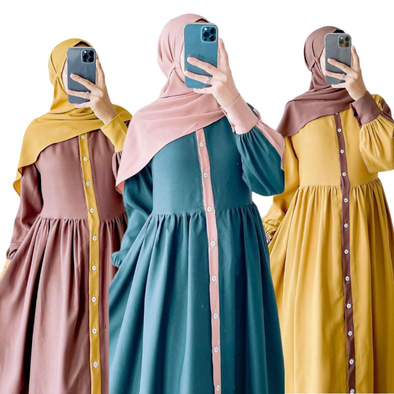RIBYKA GAMIS SET BERGO MATT MONALISA