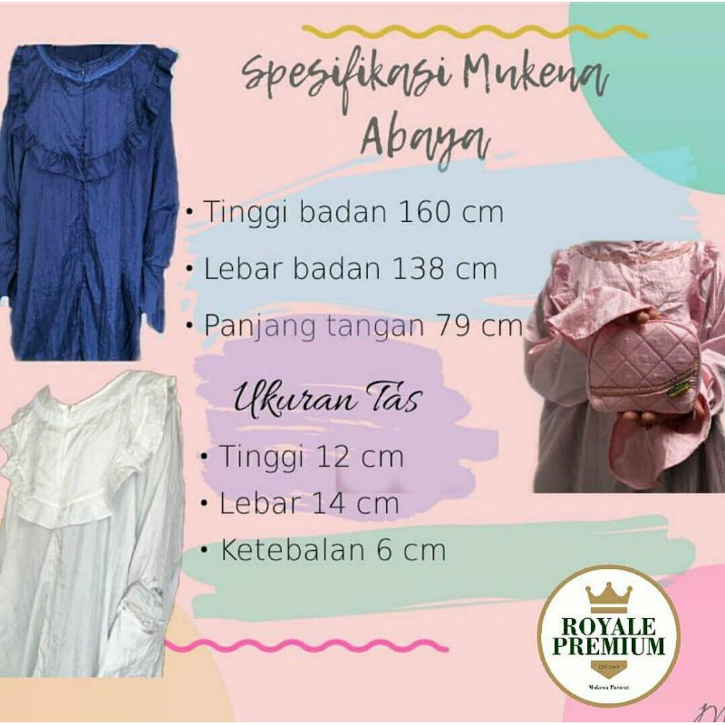 MUKENA ABAYA ROYALE PREMIUM