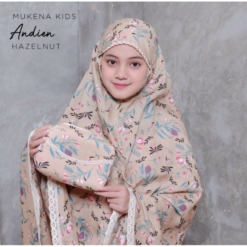HAZELNUT MUKENA KIDS RAYON ANDIEN