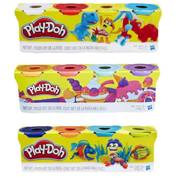 

Playdoh Refill Large Set isi 4 Warna 448gr Play-Doh Original - NavyLimeTealOrn Diskon