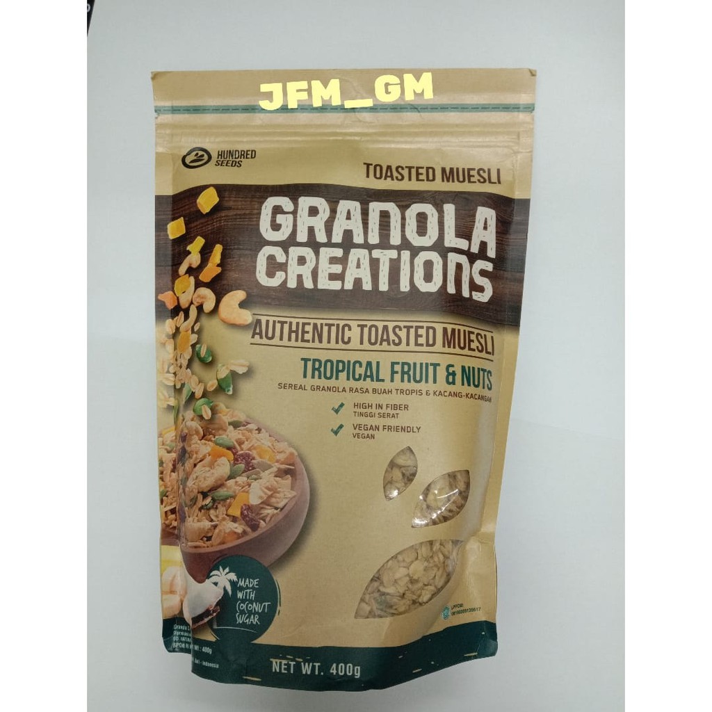 

GRANOLA CREATIONS AUTHENTIC TOASTED MUESLI 400gr