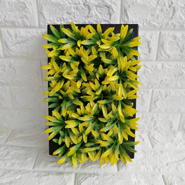 Vb39 Walldecor 3D Bunga Artificial Daun Plastik Hiasan Dekorasi Dinding