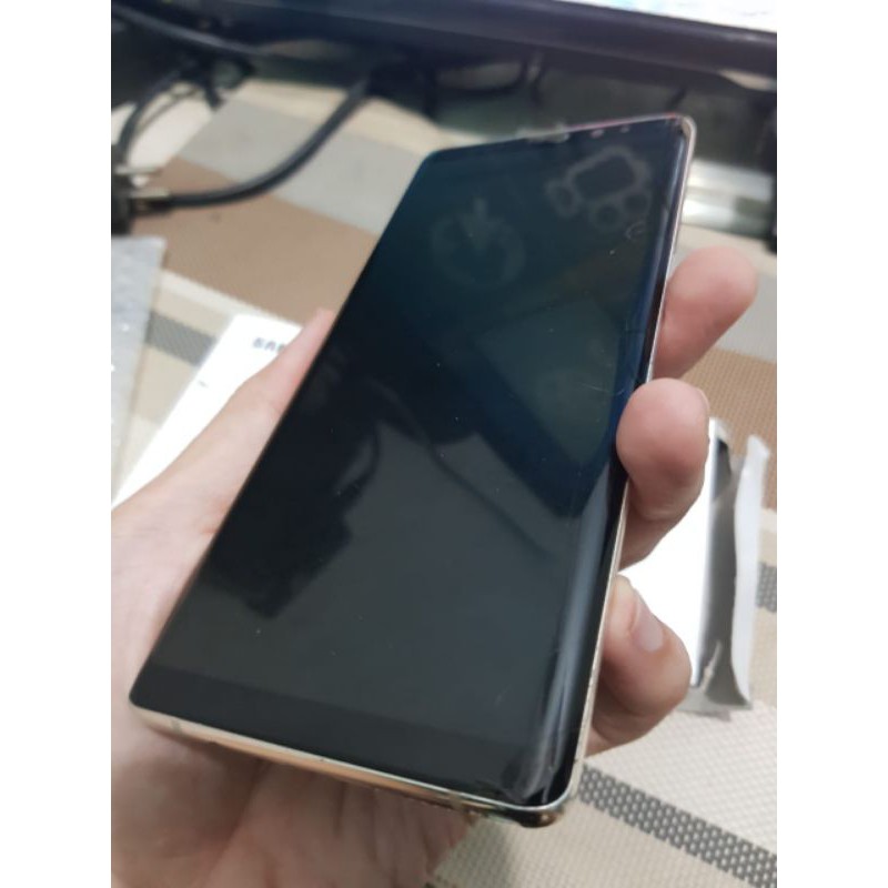 LCD samsung note 8 original sein plus frame