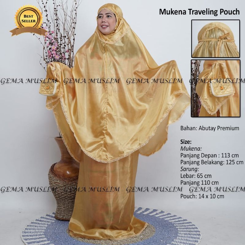 Mukena Traveling Pouch Tidak Bisa Pilih Warna