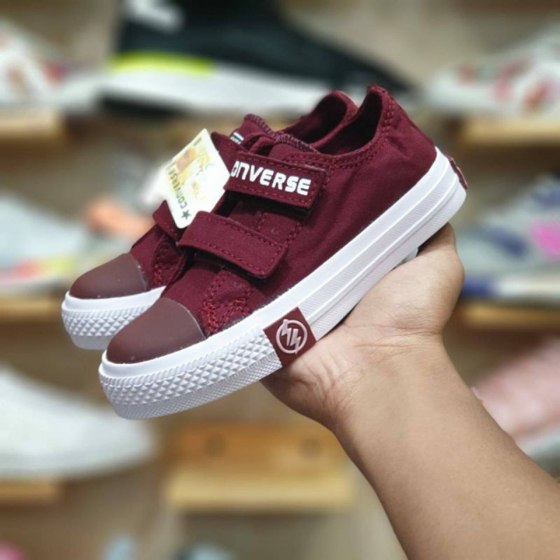 Sepatu anak converse CT low velcro sneaker anak laki perempuan murah