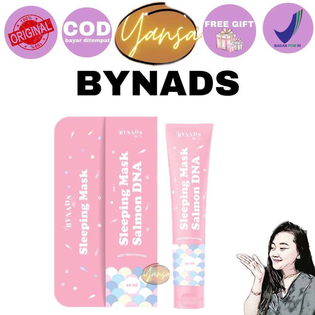 BYNADS SLEEPINGMASK SALMON DNA BYNADS // bombposh 2in1 bynads