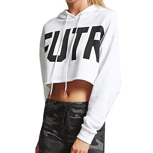 crop hoodie shopee