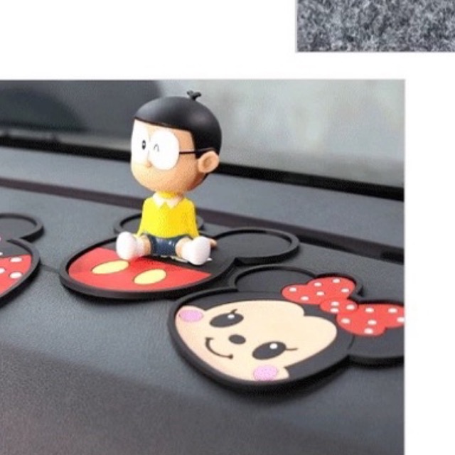 anti selip mobil mickey minnie tsum mickey minnie alas mobil Anti Non Slip Alas Tatakan Dashboard Dash Mat Mobil Mickey Minnie Kepala