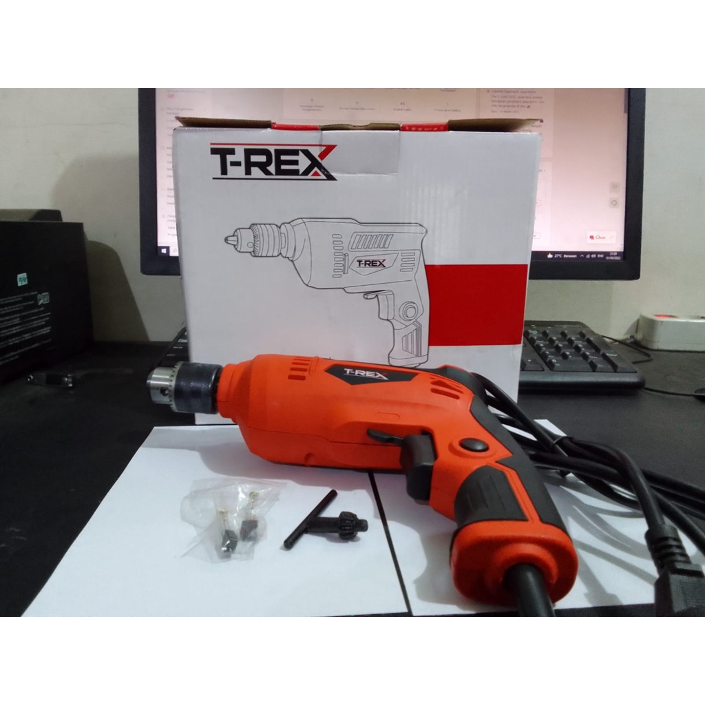 COD mesin bor 2 arah electric drill bor tangan 10mm T-REX BOR 10&quot;/T-REX DRILL 10 READY MESIN BOR 10 mm T- REX / MESIN BOR 10mm T-REX / BOR TANGAN BISA BESI DAN KAYU