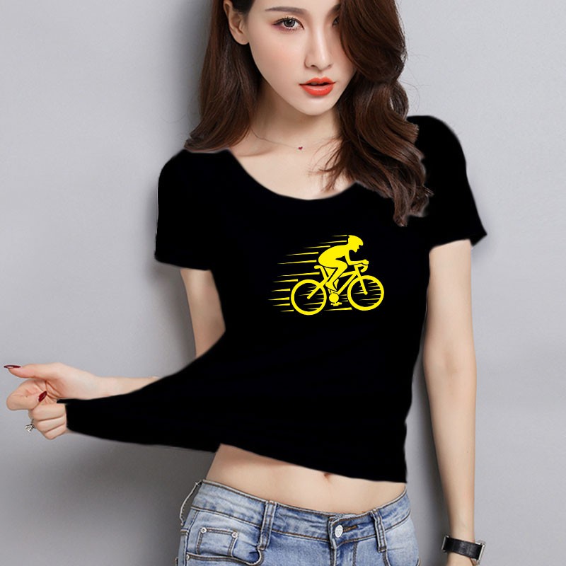 YOURSTYLE1119 - KAOS WANITA ONECK CYCLE FAST/ KAOS TERLARIS / KAOS ONECK
