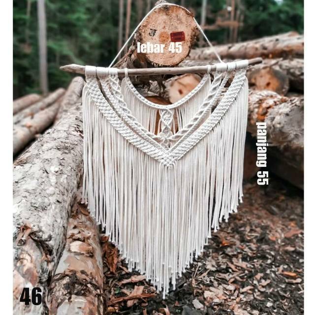 Hiasan dinding macrame / wall hanging makrame rajut decor