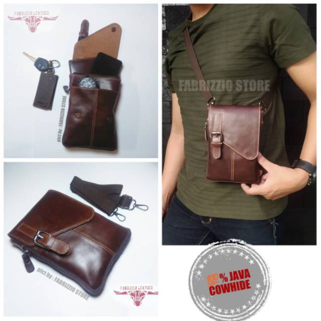 tas hp selempang pria kulit Shopee Indonesia tas hp selempang pria kulit Shopee Indonesia