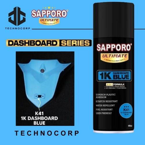 

Cat 1K SAPPORO ULTIMATE K41 DASHBOARD BLUE / BODY KASAR BIRU 400ML