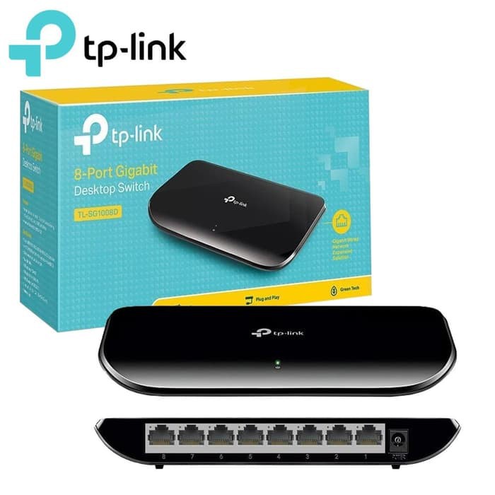 TP-LINK TL-SG1008D : 8-Port Gigabit Desktop Switch