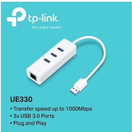 Tp-Link UE330 USB 3.0 - 3 Port Hub Gigabit Ethernet Adapter