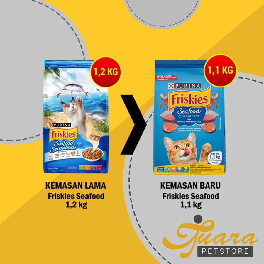 Makanan Kucing Friskies Seafood Sensation 1.1kg