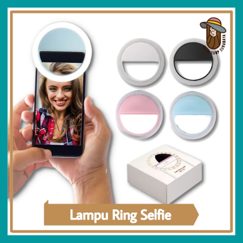 Lampu Selfie Ring Light LED / Kamera Smartphone Hp