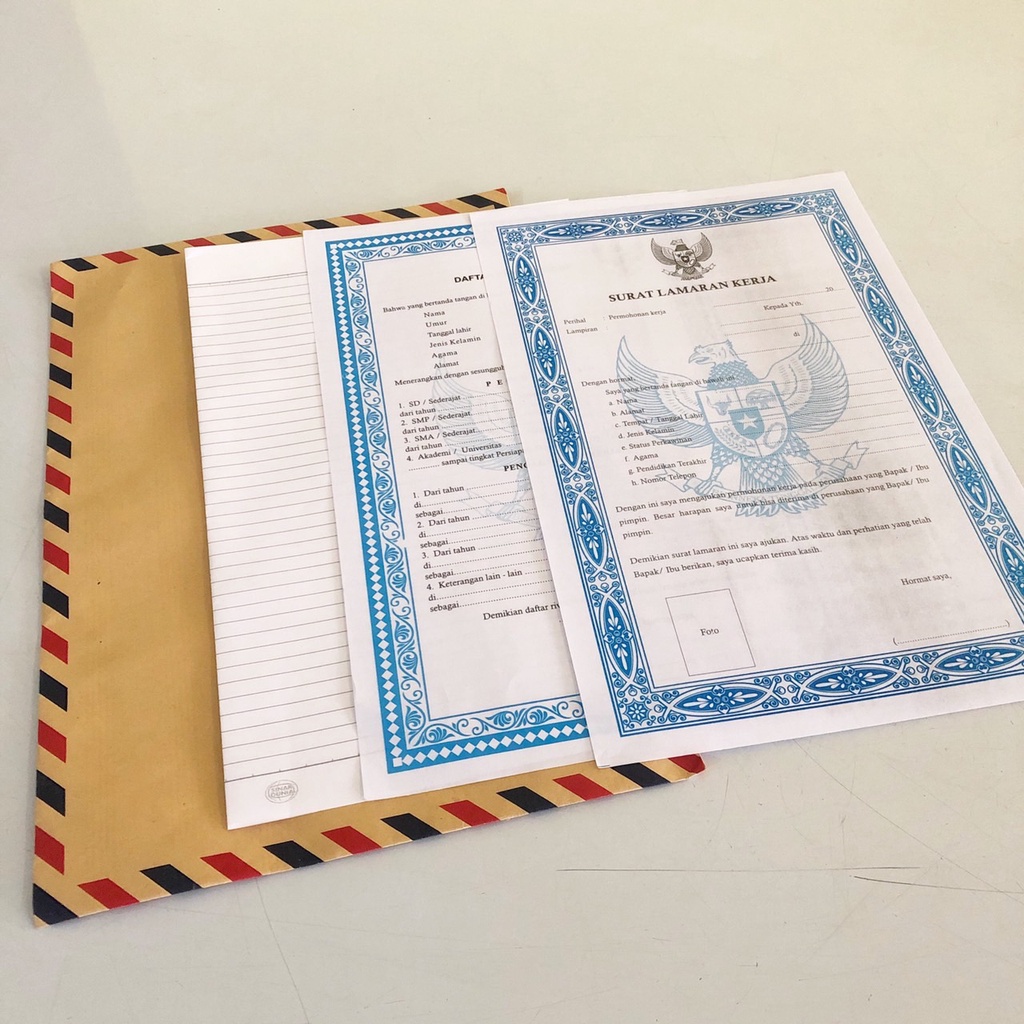 

1459 Amplop coklat lamaran kerja paket berkas lamaran kerja super murah / Satu Set Berkas Lamaran Kerja Amplop Tali Kertas Double Folio Surat Lamaran Kerja Daftar Riwayat Hidup