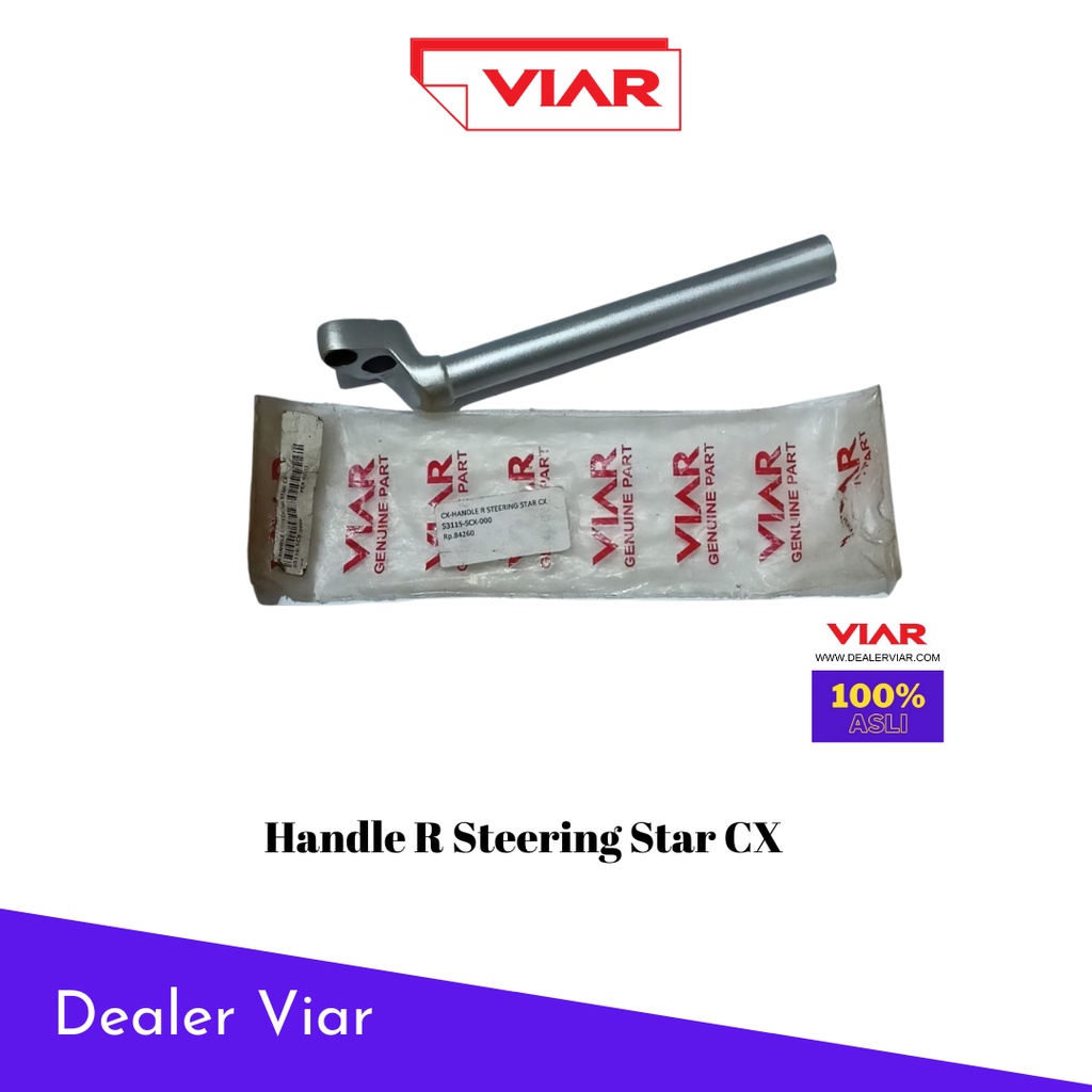 Spare Part Viar stang sebelah kanan star x STAR CX Original (CX-HANDLE R STEERING STAR CX)