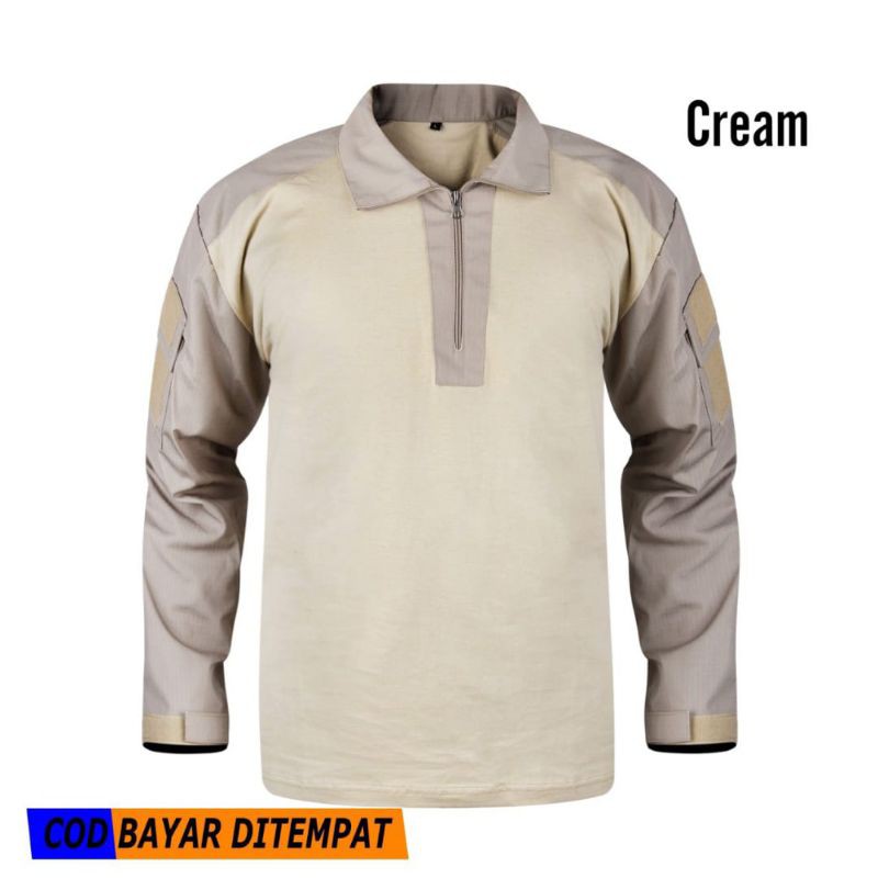 Kaos BDU Kaos army Kaos tactical Kaos Pria Lengan Panjang